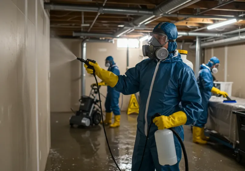 Basement Sanitization and Antimicrobial Treatment process in Paulding County, OH